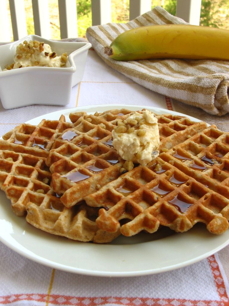 Banana Nut Bread Waffles Willow Bird Baking